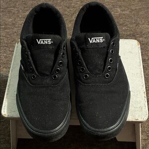 Vans Classic Black Canvas Shoes